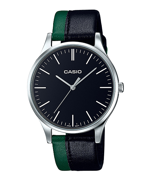 CASIO นาฬิกาคาสิโอ นาฬิกาข้อมือ นาฬิกากันน้ำ นาฬิกาของแท้ ประกันศูนย์ CMG 1 ปี รุ่น MTP-E133L-1E นาฬิกาสีดำ
