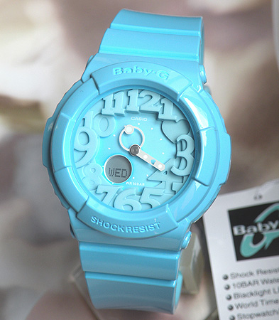 CASIO BABY-G นาฬิกาข้อมือ นาฬิกากันน้ำ นาฬิกาของแท้ ประกันศูนย์ CMG 1 ปี รุ่น BGA-130-2B นาฬิกาสีฟ้า