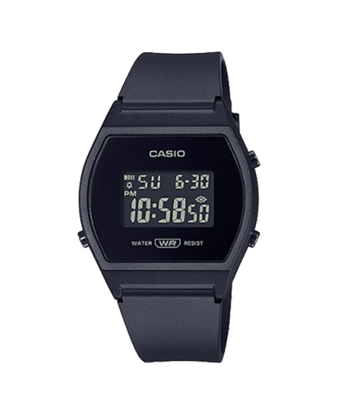 CASIO MID YEAR SALE นาฬิกาคาสิโอ พร้อมส่ง นาฬิกาข้อมือ นาฬิกากันน้ำ นาฬิกาของแท้ BTS ประกันศูนย์ CMG 1 ปี รุ่น LW-204-1B นาฬิกาสีดำ