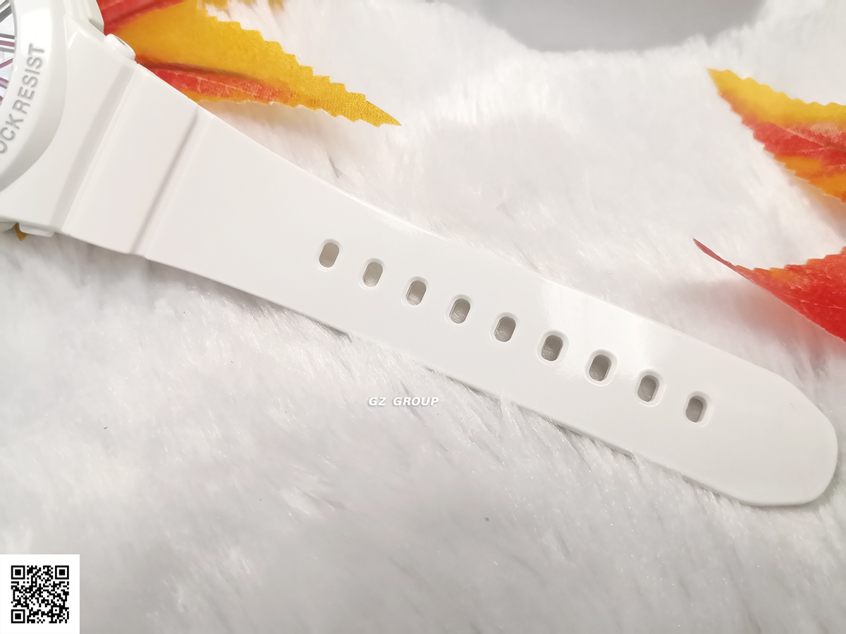 CASIO BABY-G นาฬิกาข้อมือ นาฬิกากันน้ำ นาฬิกาของแท้ ประกันศูนย์ CMG 1 ปี รุ่น BGA-160-7B2 นาฬิกาสีขาว