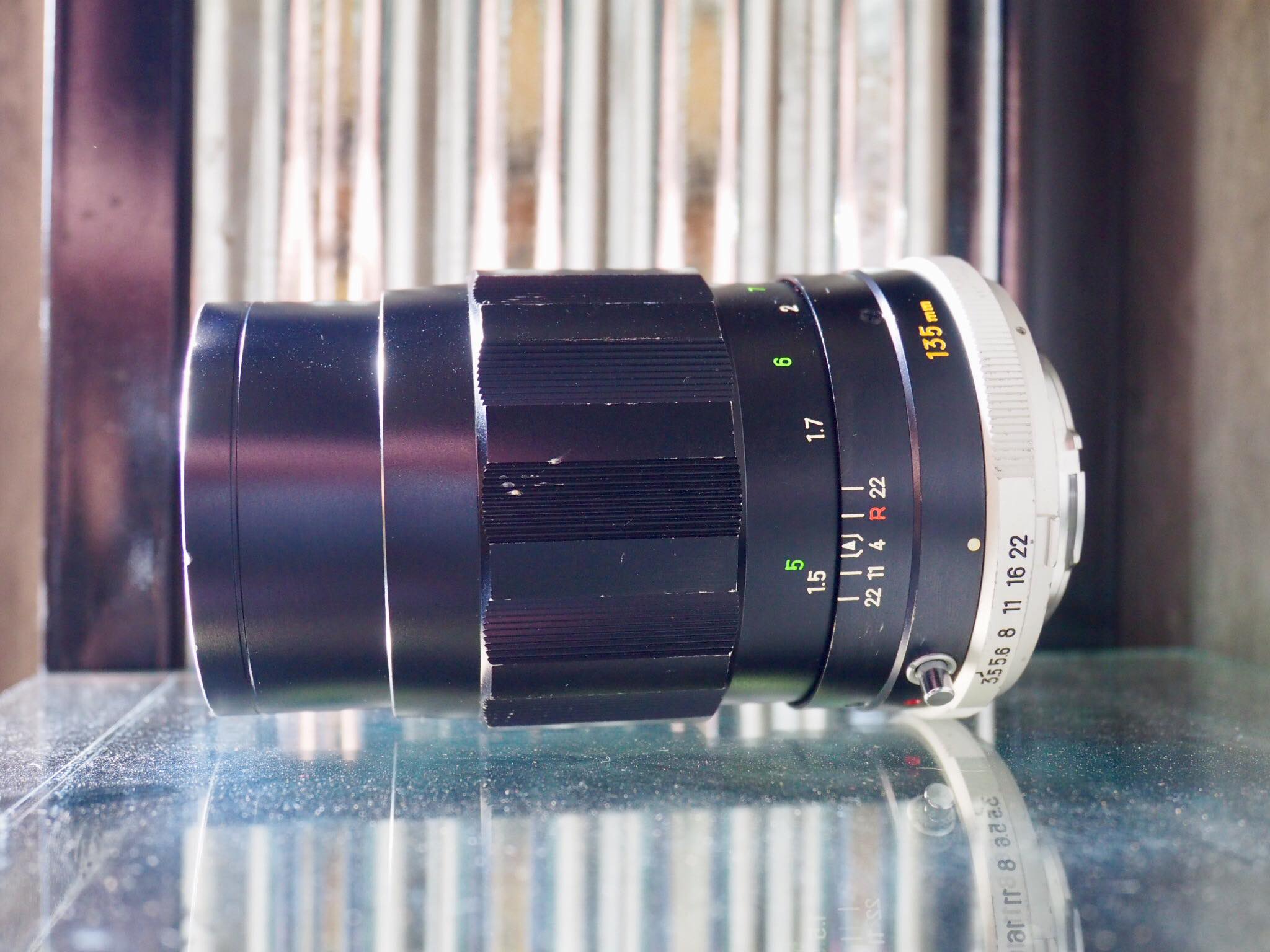 MINOLTA MC TELE ROKKOR-QD 135MM. F.3.5 MD MOUNT