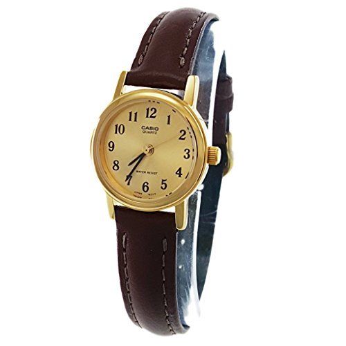 CASIO นาฬิกาคาสิโอ นาฬิกาข้อมือ นาฬิกากันน้ำ นาฬิกาของแท้ ประกันศูนย์ CMG 1 ปี รุ่น LTP-1095Q-9B1 นาฬิกาสีทอง