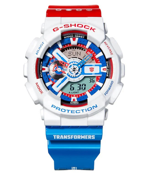 CASIO G-SHOCK นาฬิกาข้อมือ นาฬิกากันน้ำ นาฬิกาของแท้ ประกันศูนย์ 1 ปี รุ่น GA-110OPT22-7PFT นาฬิกาสีขาว