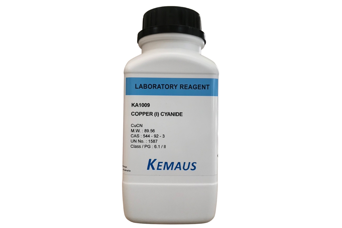Copper (I) Cyanide (Copper-1-C)(Cuprous Cyanide), Lab 500 g. KemAus™