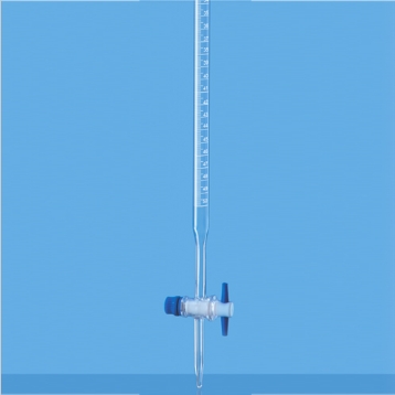 BOROSIL® Burettes, Straight Bore, PTFE Stopcock, Class A บิวเรตต์แบบคอตรง จุกก๊อก PTFE