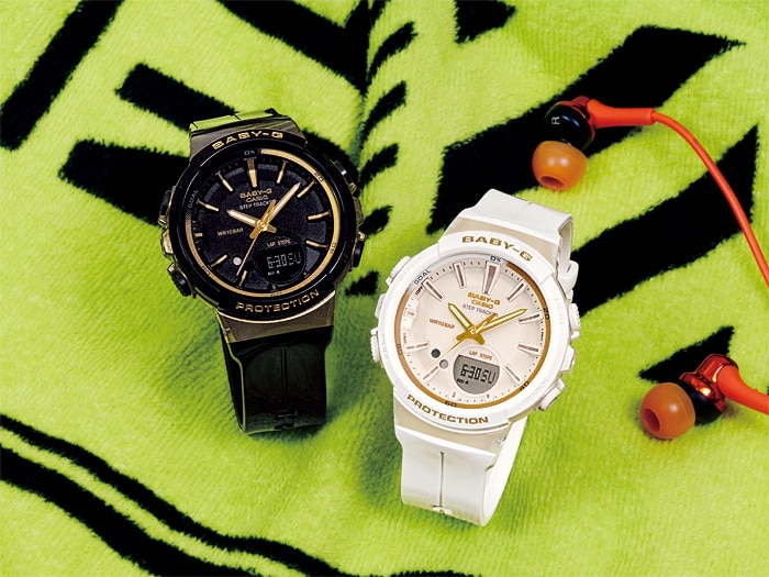 CASIO BABY-G นาฬิกาข้อมือ นาฬิกากันน้ำ นาฬิกาของแท้ ประกันศูนย์ CMG 1 ปี รุ่น BGS-100GS-1A นาฬิกาสีดำ