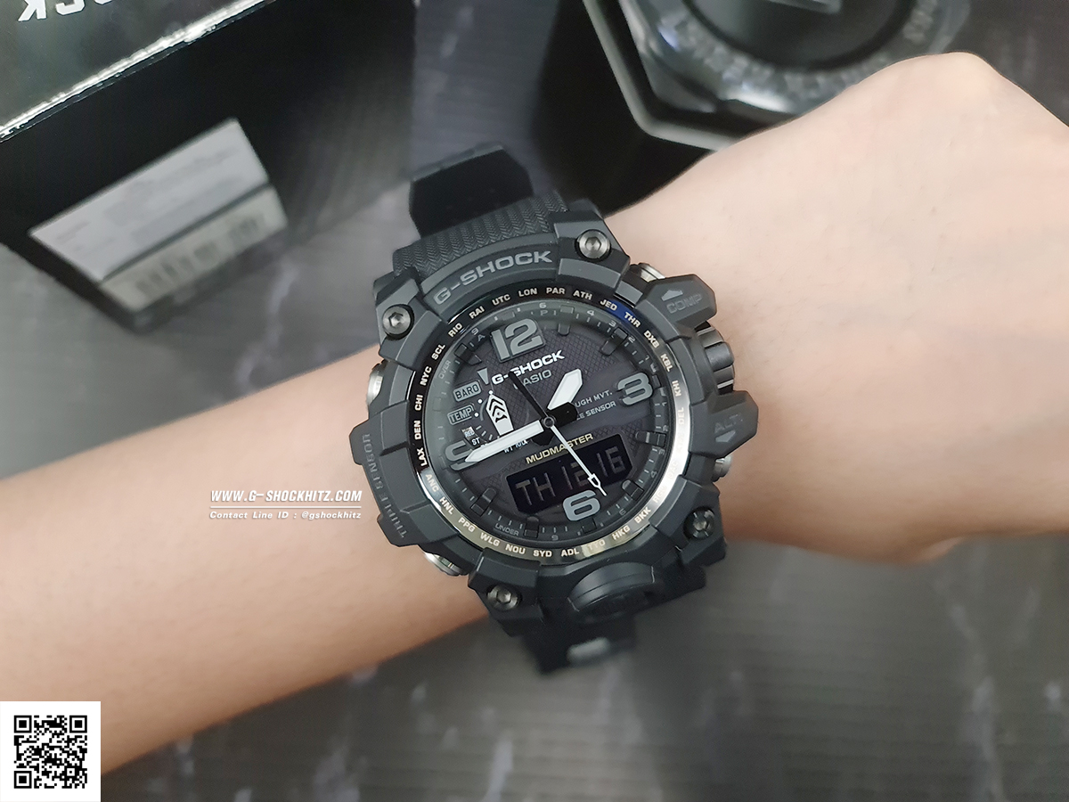 CASIO MID YEAR SALE G-SHOCK นาฬิกาข้อมือ นาฬิกากันน้ำ นาฬิกาของแท้ ประกันศูนย์ CMG 1 ปี รุ่น GWG-1000-1A1 นาฬิกาสีดำ