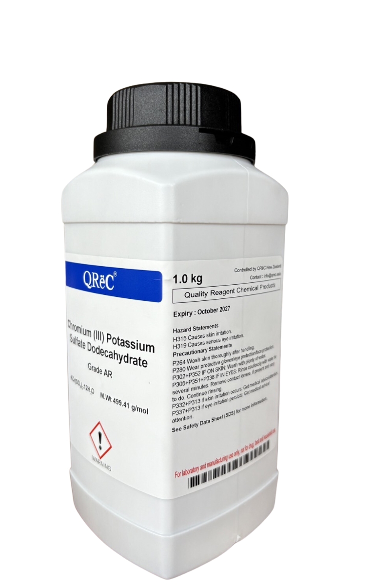 Chromium (III) Potassium Sulfate 12 Hydrate, AR 1 Kg. QReC™