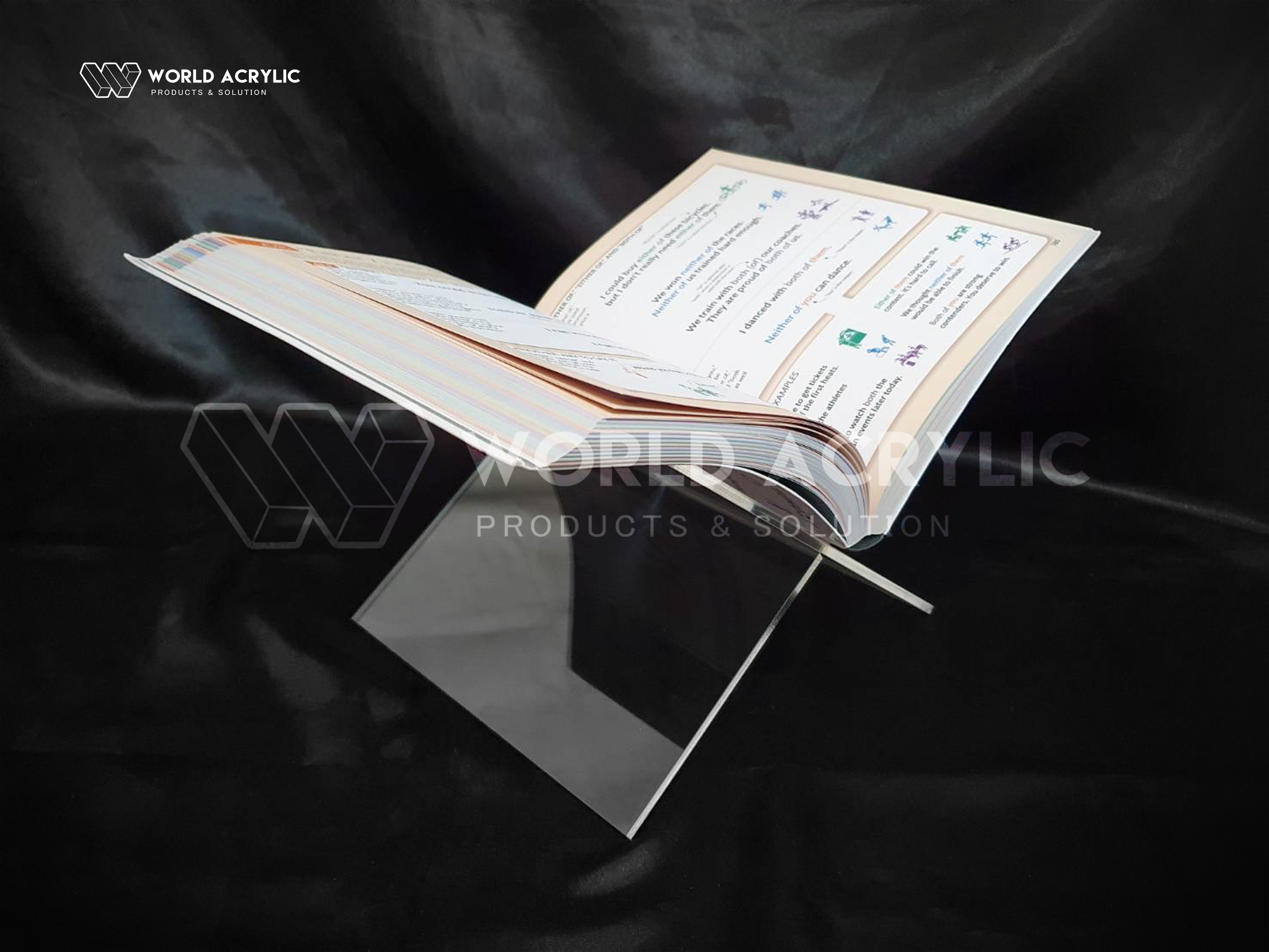 ที่วางหนังสือ ชั้นวางหนังสือ แท่นวางโชว์หนังสือ ที่ตั้งหนังสือ