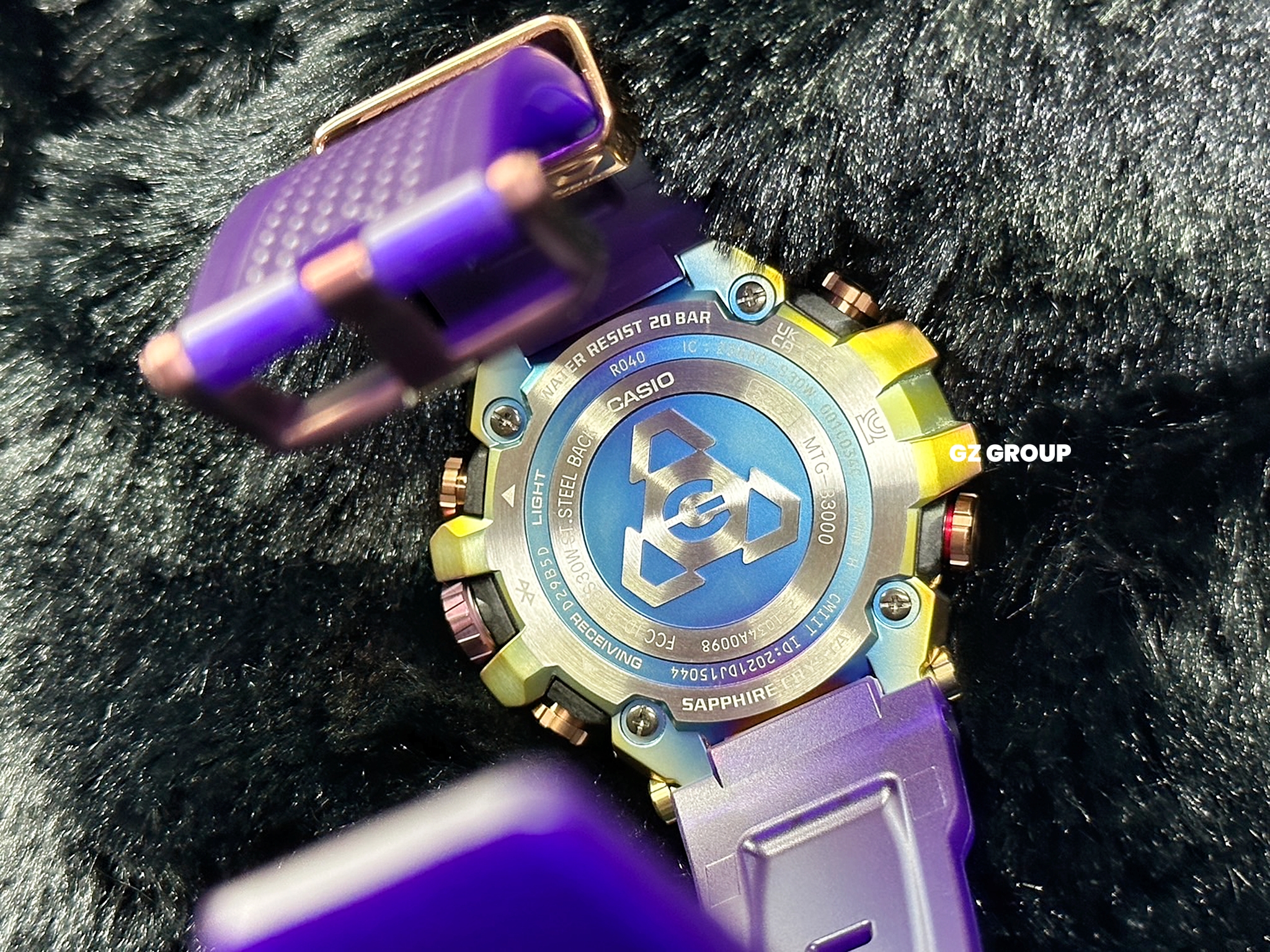CASIO G-SHOCK นาฬิกาข้อมือ นาฬิกากันน้ำ นาฬิกาของแท้ ประกันศูนย์ CMG 1 ปี รุ่น MTG-B3000PRB-1A นาฬิกาสีดำ