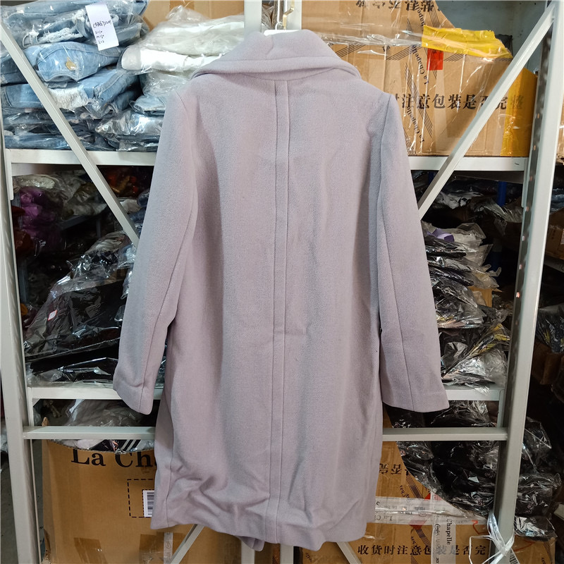 เสื้อโค้ท เสื้อกันหนาว เนื้อผ้าสักหลาดวูล สีเทา แบรนด์ COOPOOL
