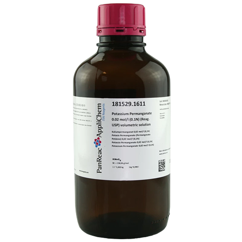 Potassium Permanganate 0.02 mol/l (0.1N), volumetric solution 1L PanReac™