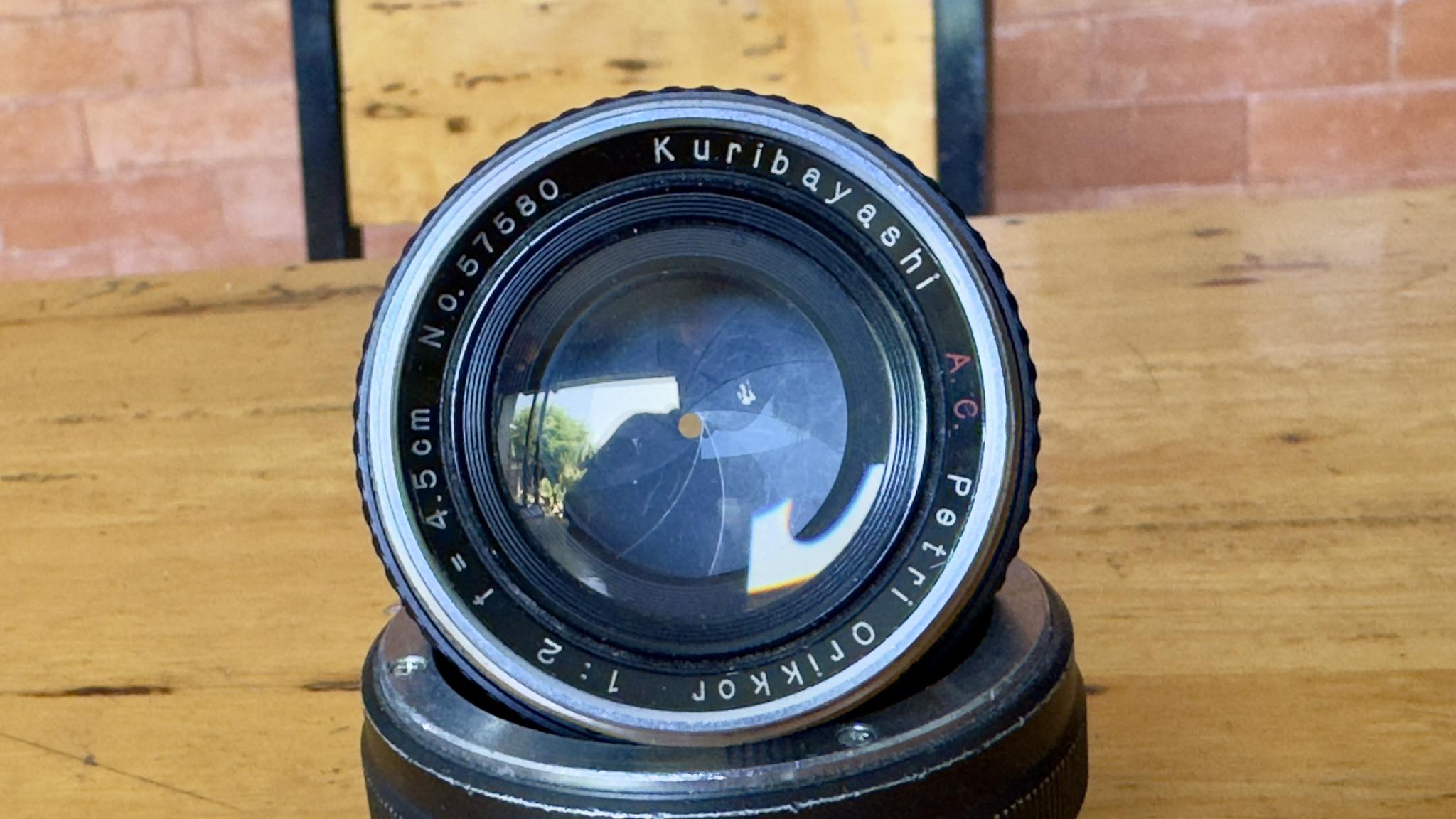 KURIBAYASHI A.C. PETRI ORIKKOR 45MM.F2 MODIFIED M39 MOUNT