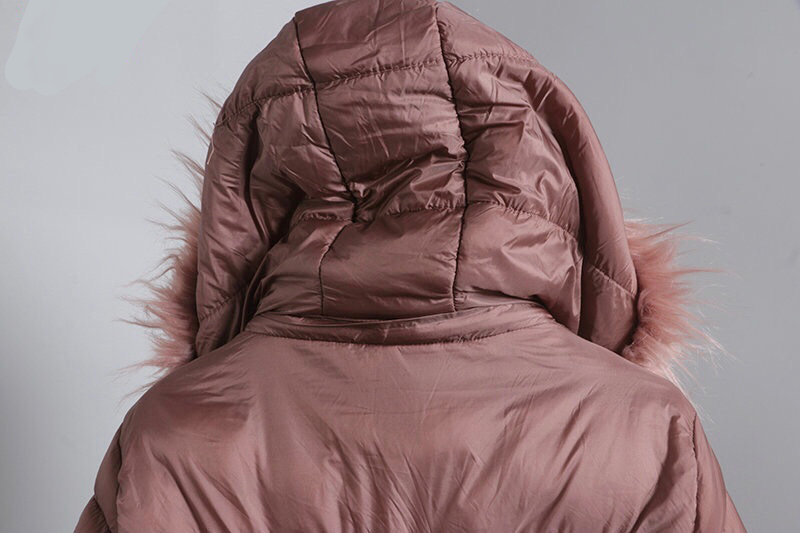 MAREZZI เสื้อกันหนาว เสื้อฮู้ดเฟอร์ บุนวมอุ่น แบรนด์ Marezzi (padded puffer coat) ดำ
