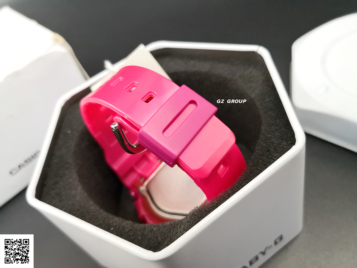 CASIO MID YEAR SALE BABY-G พร้อมส่ง นาฬิกาข้อมือ นาฬิกากันน้ำ นาฬิกาของแท้ ประกันศูนย์ CMG 1 ปี รุ่น BA-112-4A นาฬิกาสีชมพู