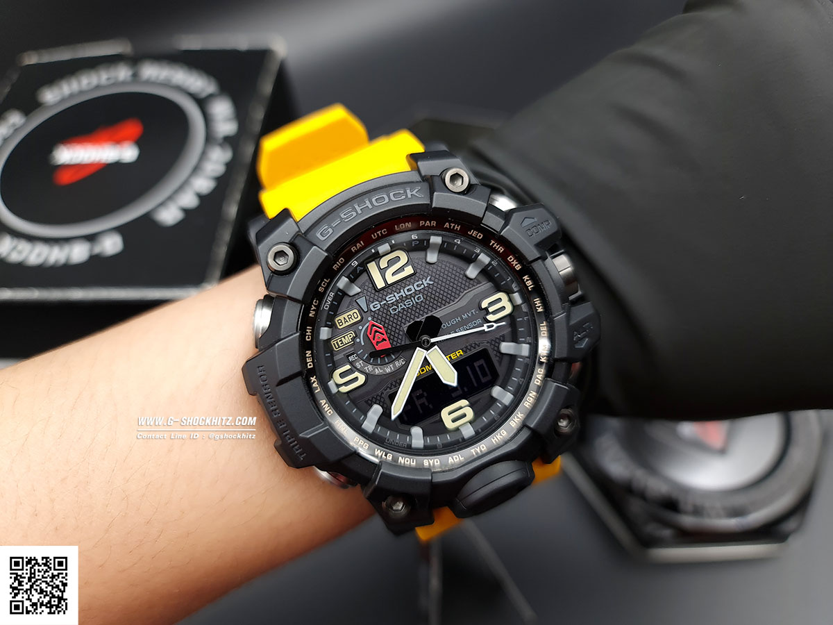 CASIO G-SHOCK นาฬิกาข้อมือ นาฬิกากันน้ำ นาฬิกาของแท้ ประกันศูนย์ CMG 1 ปี รุ่น GWG-1000-1A9 นาฬิกาสีดำ