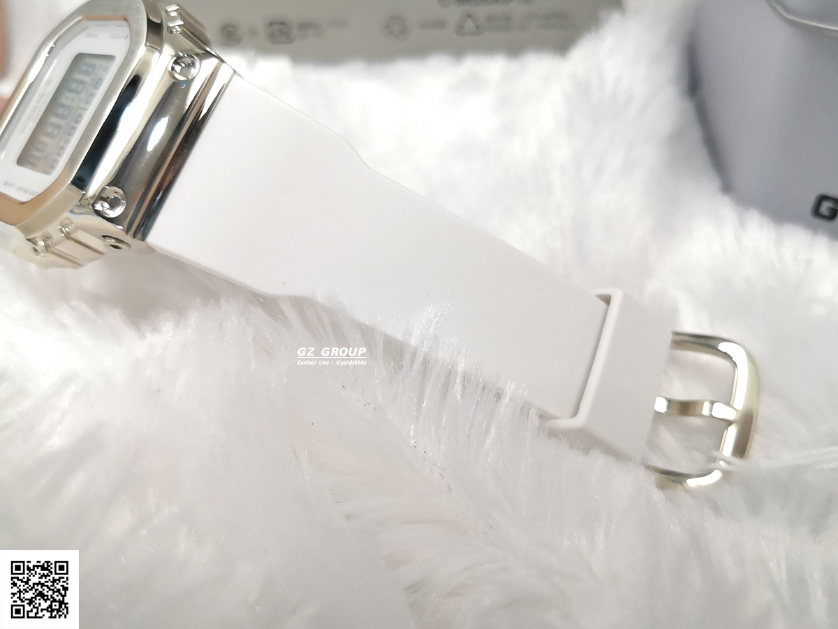 CASIO MID YEAR SALE G-SHOCK พร้อมส่ง นาฬิกาข้อมือ นาฬิกากันน้ำ นาฬิกาของแท้ ประกันศูนย์ CMG 1 ปี รุ่น GM-S5600G-7 นาฬิกาสีเงิน