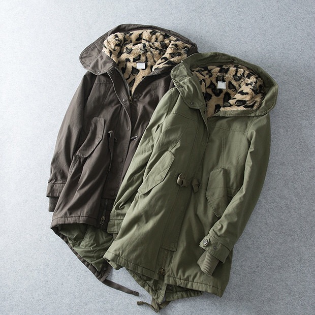 เสื้อโค้ท โค้ทฮูท กันหนาว เสื้อparka ฮูท กันหนาวสีเขียว งานสวย มากคะ Size S/M/L/2L/3L สำเนา สำเนา เขียว
