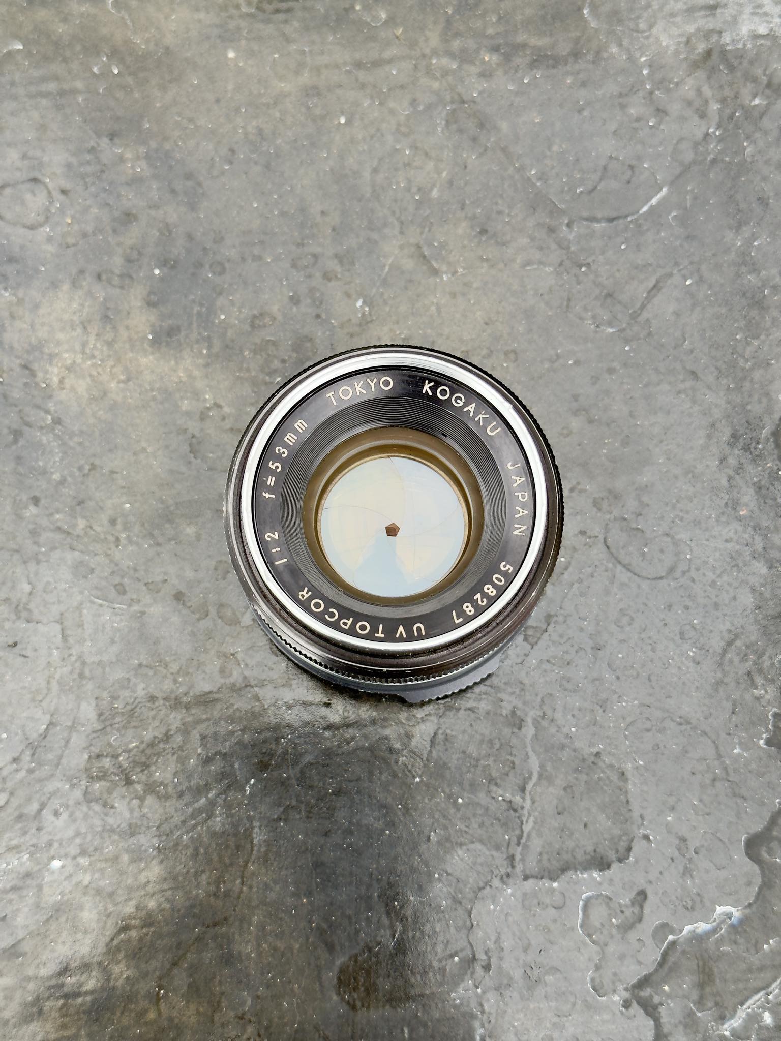 UV TOPCOR 53MM.F2 MODIFIED M42 MOUNT