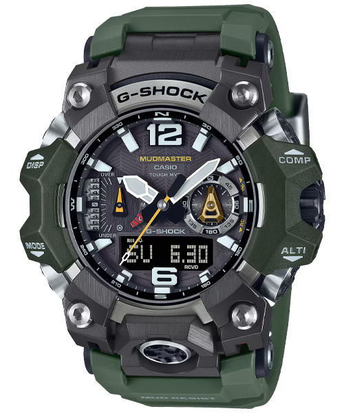 CASIO G-SHOCK นาฬิกาข้อมือ นาฬิกากันน้ำ นาฬิกาของแท้ ประกันศูนย์ CMG 1 ปี รุ่น GWG-ฺB1000-3A นาฬิกาสีเขียว