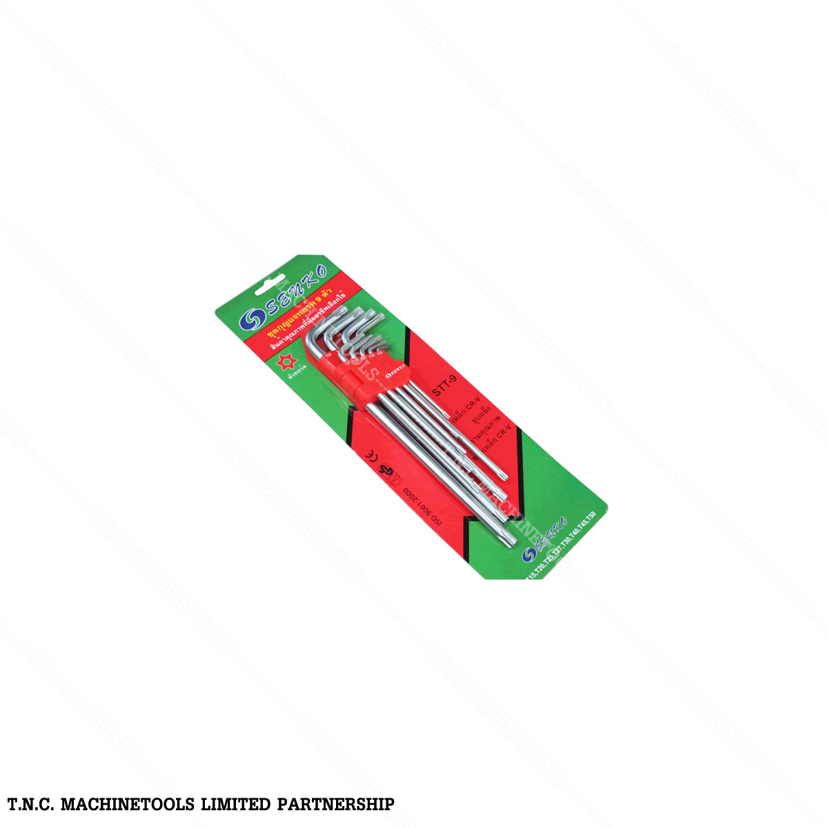 ประแจท๊อกซ์หกเหลี่ยมยาว 9 ตัวชุด SENKO