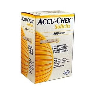 เข็มเจาะเลือด SOFTCLIX LANCET 200 ชิ้น (ACCUCHEK)