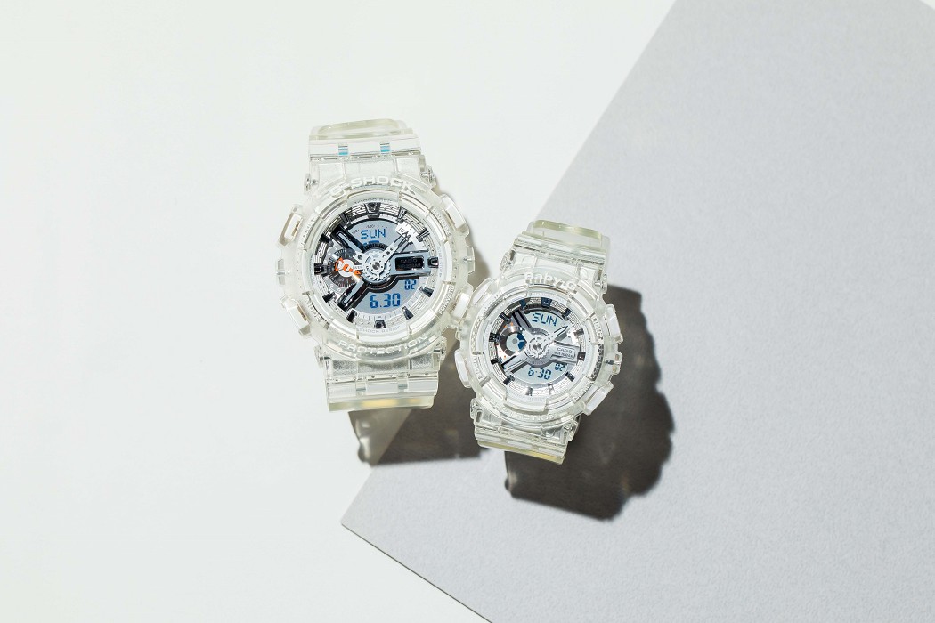 CASIO BABY-G นาฬิกาข้อมือ นาฬิกากันน้ำ นาฬิกาของแท้ ประกันศูนย์ CMG 1 ปี รุ่น BA-110CR-7A นาฬิกาสีขาว