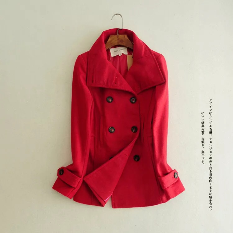 Thread&supply เสื้อคลุม เสื้อโค้ด coat ผ้าสักหลาด สีดำ brand: Thread&Supplyกระดุม 2 แถว แต่งคอได้2 แบบ เก๋ๆ( คอปีน/คอปก) ปกใหญ่สวยเท่ห์ แพทเทริน์เนื้อหรู สินค้าหลุดโรงงาน Size S ดำ