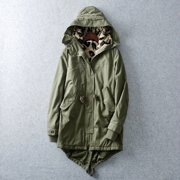 เสื้อโค้ท โค้ทฮูท กันหนาว เสื้อparka ฮูท กันหนาวสีเขียว งานสวย มากคะ Size S/M/L/2L/3L สำเนา สำเนา เขียว