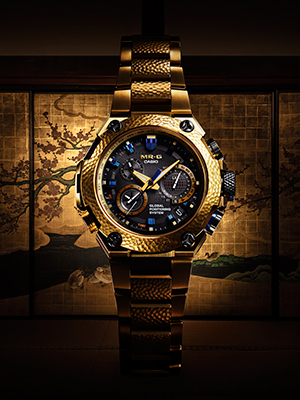 CASIO G-SHOCK นาฬิกาข้อมือ นาฬิกากันน้ำ นาฬิกาของแท้ ประกันศูนย์ CMG 1 ปี รุ่น MRG-G1000HG-9A นาฬิกาสีทอง