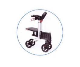โรเลเตอร์ Rollator อุปกรณ์ช่วยเดิน มีล้อแมกซ์ 4 ล้อ มีเบรค สามารถเก็บสิ่งของได้ สามารถปรับระดับความสูงได้ (รุ่นใหม่)