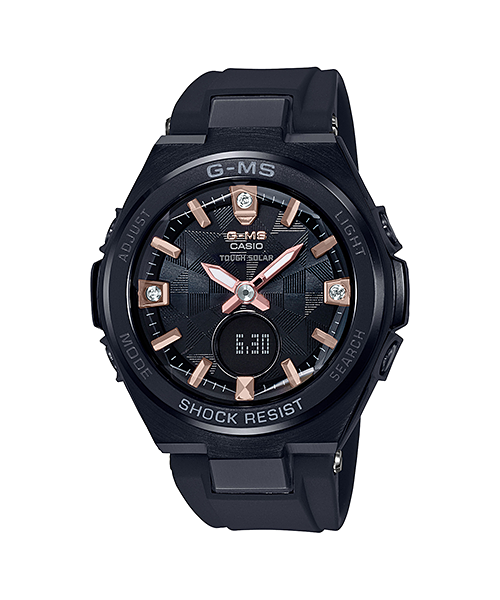 CASIO G-MS นาฬิกาข้อมือ นาฬิกากันน้ำ นาฬิกาของแท้ ประกันศูนย์ CMG 1 ปี รุ่น MSG-S200BDD-1A นาฬิกาสีดำ