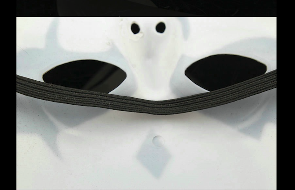 หน้ากากเต้นรำสยองขวัญ ชายหญิงสีขาวดำ หน้ากากปาร์ตี้ หน้ากากแฟนซี หน้ากากฮาโลวีน หน้ากากผี หน้ากากสตรีทแดนซ์