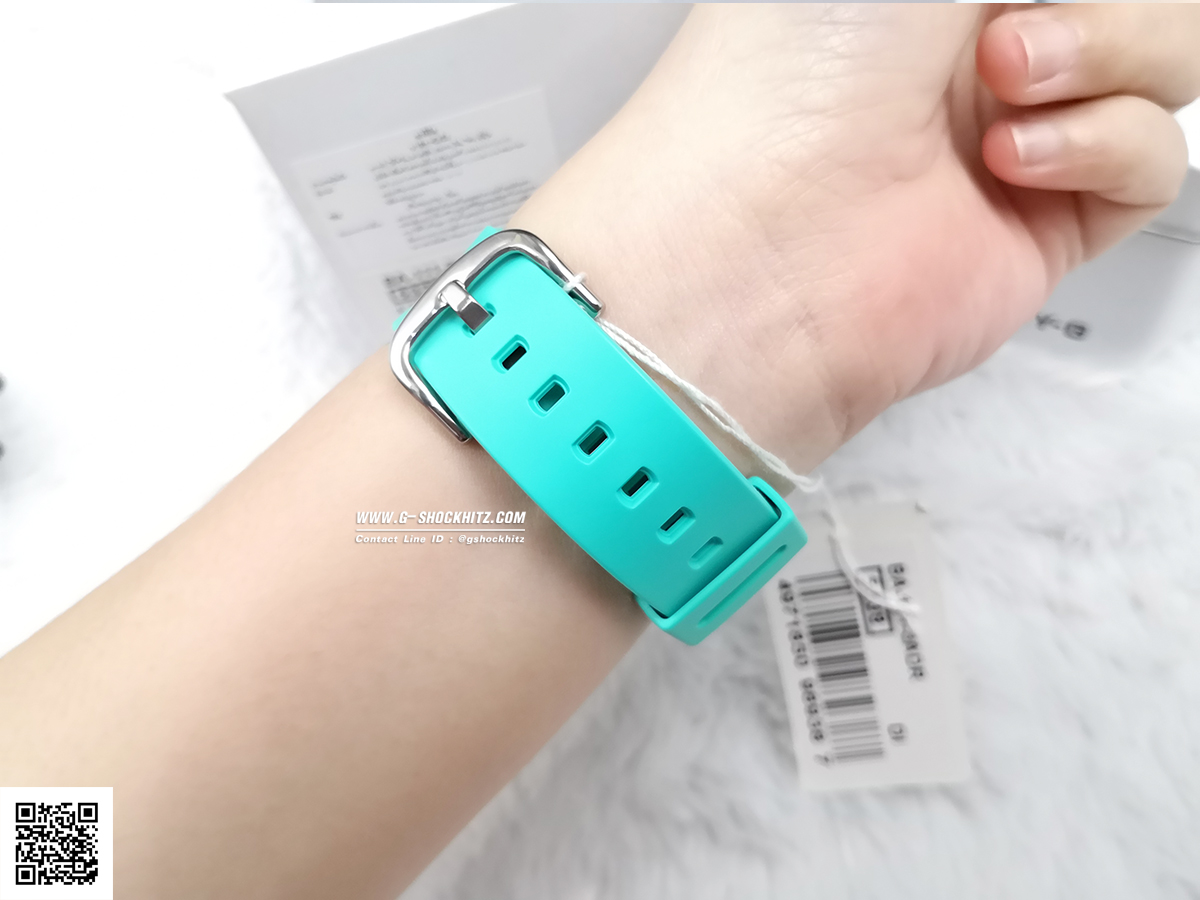 CASIO BABY-G นาฬิกาข้อมือ นาฬิกากันน้ำ นาฬิกาของแท้ ประกันศูนย์ CMG 1 ปี รุ่น BA-111-3A นาฬิกาสีเขียว