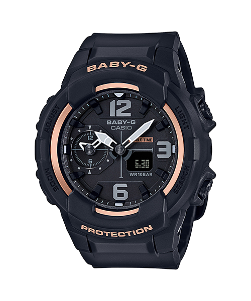 CASIO BABY-G นาฬิกาข้อมือ นาฬิกากันน้ำ นาฬิกาของแท้ ประกันศูนย์ CMG 1 ปี รุ่น BGA-230GGA-1B นาฬิกาสีดำ
