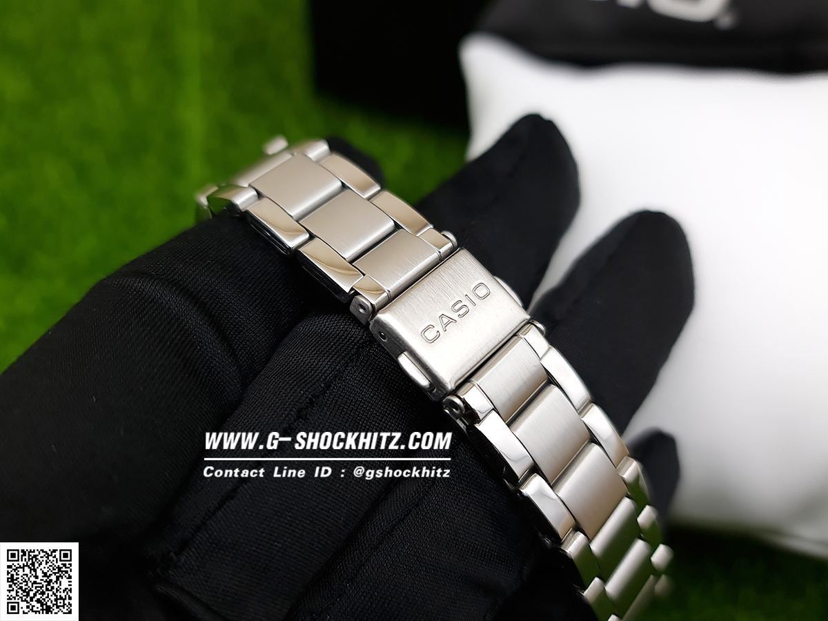 CASIO MID YEAR SALE นาฬิกาคาสิโอ พร้อมส่ง นาฬิกาข้อมือ นาฬิกากันน้ำ นาฬิกาของแท้ BTS ประกันศูนย์ CMG 1 ปี รุ่น LTP-1165A-4C นาฬิกาสีเงิน