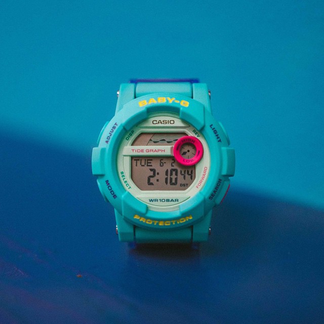 CASIO BABY-G นาฬิกาข้อมือ นาฬิกากันน้ำ นาฬิกาของแท้ ประกันศูนย์ CMG 1 ปี รุ่น BGD-180FB-2D นาฬิกาสีเขียว