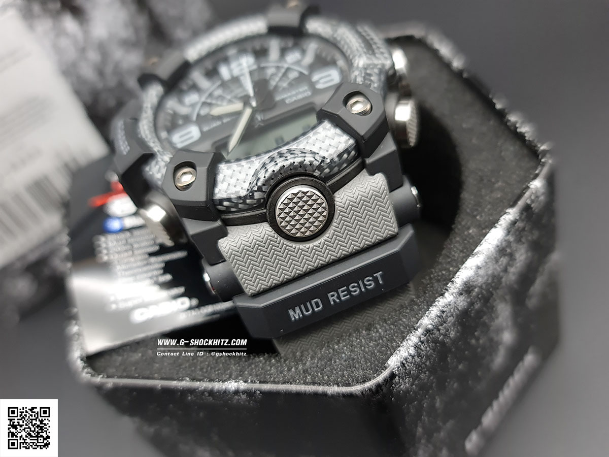 CASIO G-SHOCK นาฬิกาข้อมือ นาฬิกากันน้ำ นาฬิกาของแท้ ประกันศูนย์ CMG 1 ปี รุ่น GG-B100-8A นาฬิกาสีดำ