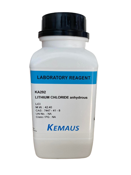 Lithium Chloride Anhydrous ,Lab 500 g. "KemAus"