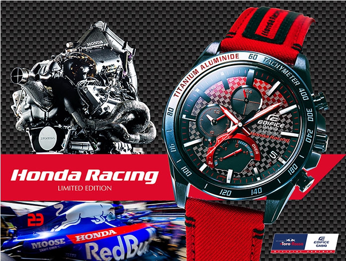 CASIO EDIFICE นาฬิกาข้อมือ นาฬิกากันน้ำ นาฬิกาของแท้ ประกันศูนย์ CMG 1 ปี รุ่น EQB-1000HRS-1A นาฬิกาสีแดง