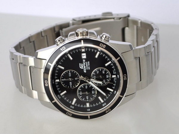 CASIO EDIFICE นาฬิกาข้อมือ นาฬิกากันน้ำ นาฬิกาของแท้ ประกันศูนย์ CMG 1 ปี รุ่น EFR-526D-1A นาฬิกาสีเงิน