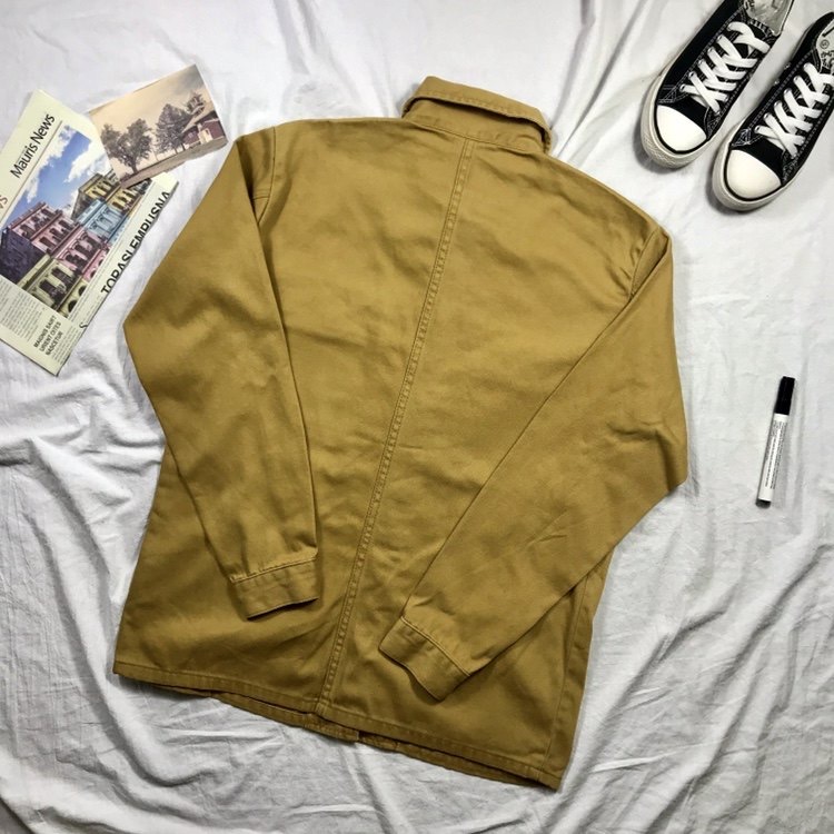 Forever21 เสื้อทหาร เสื้อฮู้ดน้ำเงินกรมทหาร เสื้อนอกแนวทหาร Forever21 แพทเทินสวย เท่ห์มาก น้ำเงินกรม