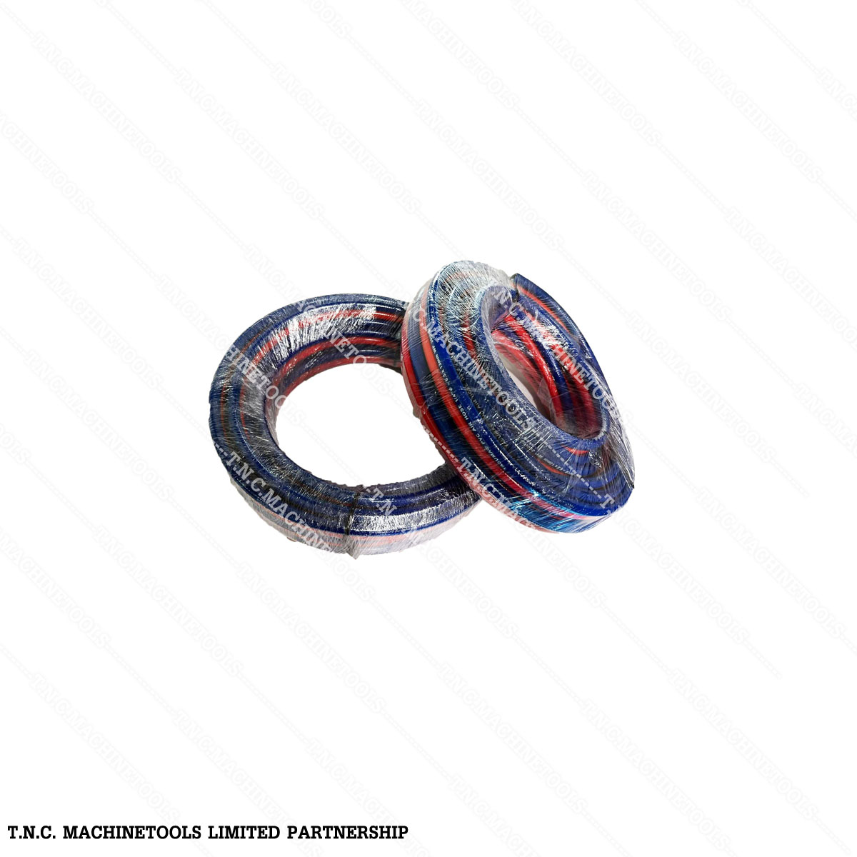 สายลมคู่ YASUMA ขนาด 1/4" สีน้ำเงิน-แดง (แบบตัด พร้อมหัวเติมลม)