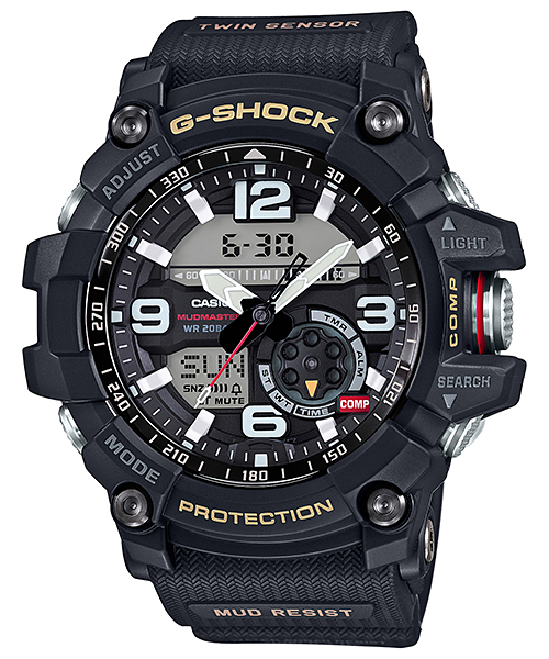 CASIO G-SHOCK นาฬิกาข้อมือ นาฬิกากันน้ำ นาฬิกาของแท้ ประกันศูนย์ CMG 1 ปี รุ่น GG-1000-1A นาฬิกาสีดำ