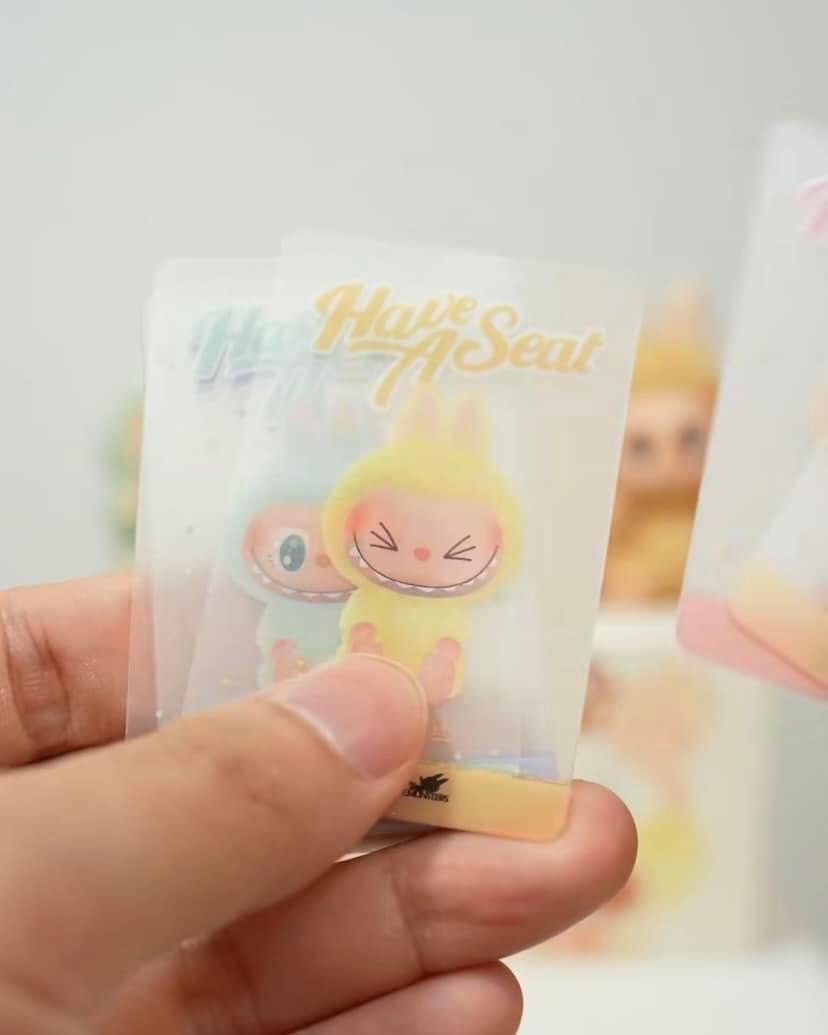 POP MART LABUBU MACARON V2 THE MONSTERS - Have a Seat Vinyl Plush MACARON.V2