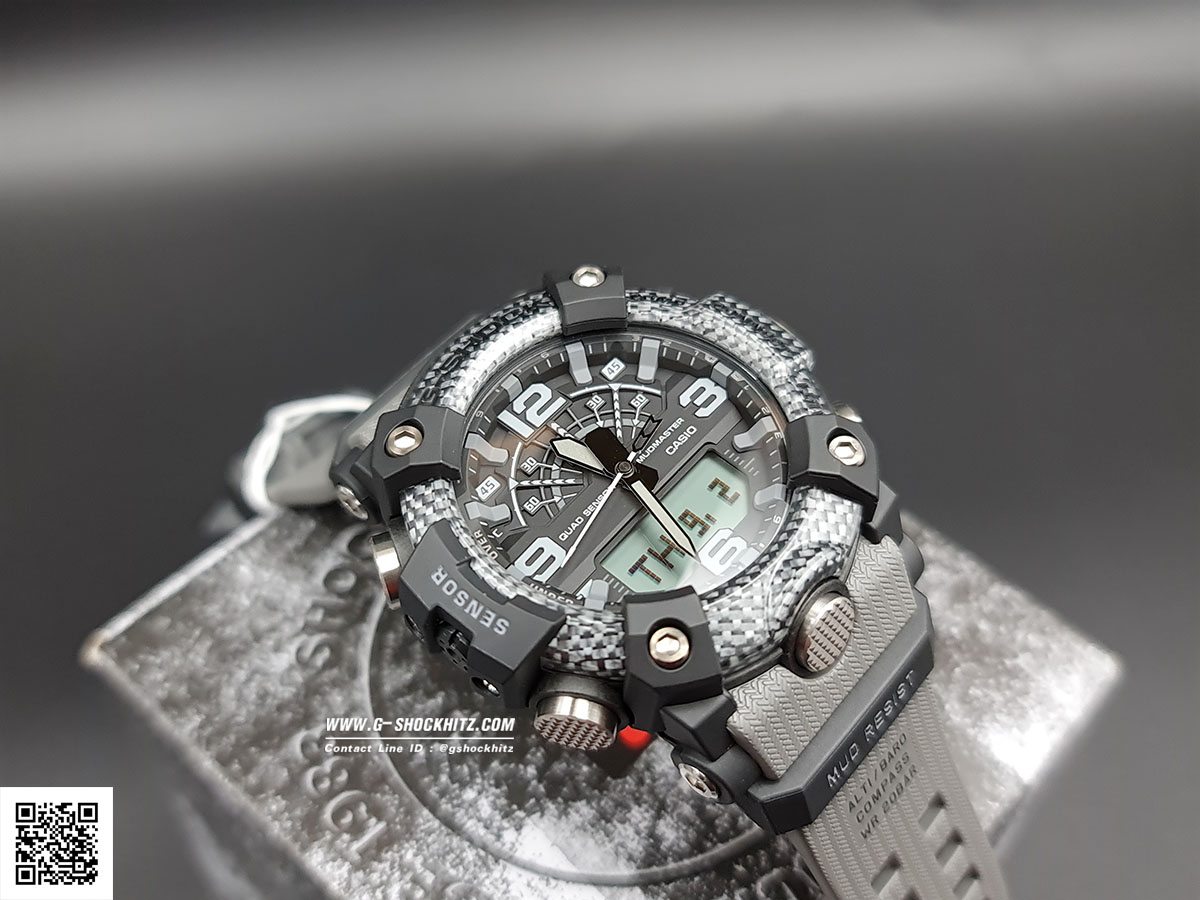 CASIO G-SHOCK นาฬิกาข้อมือ นาฬิกากันน้ำ นาฬิกาของแท้ ประกันศูนย์ CMG 1 ปี รุ่น GG-B100-8A นาฬิกาสีดำ