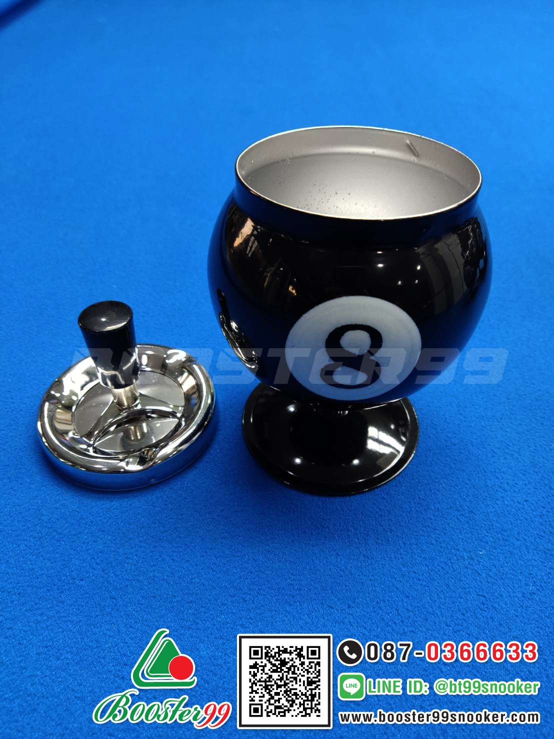 ที่เขียบุหรี่ รูปทรง ลูกสนุกเกอร์ แบบกด (ราคาต่อ 1อัน)