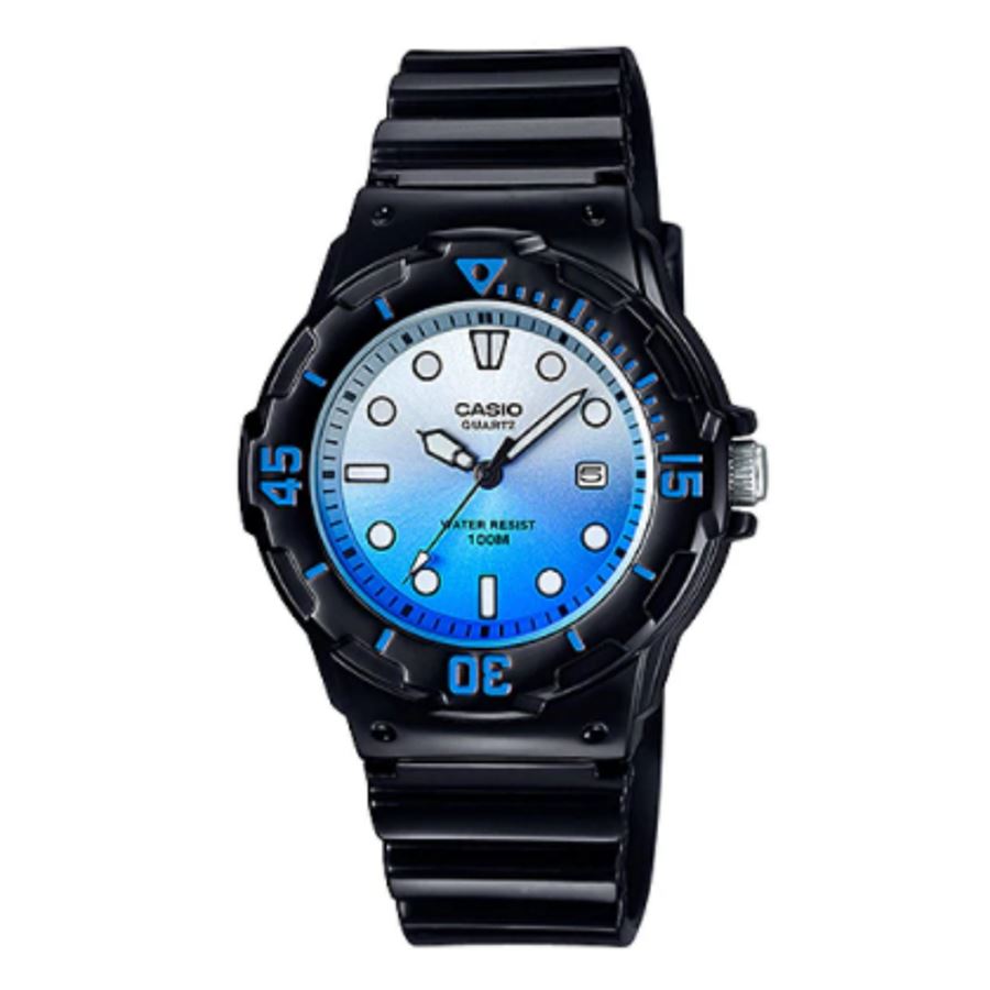 CASIO MID YEAR SALE นาฬิกาคาสิโอ พร้อมส่ง นาฬิกาข้อมือ นาฬิกากันน้ำ นาฬิกาของแท้ BTS ประกันศูนย์ CMG 1 ปี รุ่น LRW-200H-2E นาฬิกาสีดำ