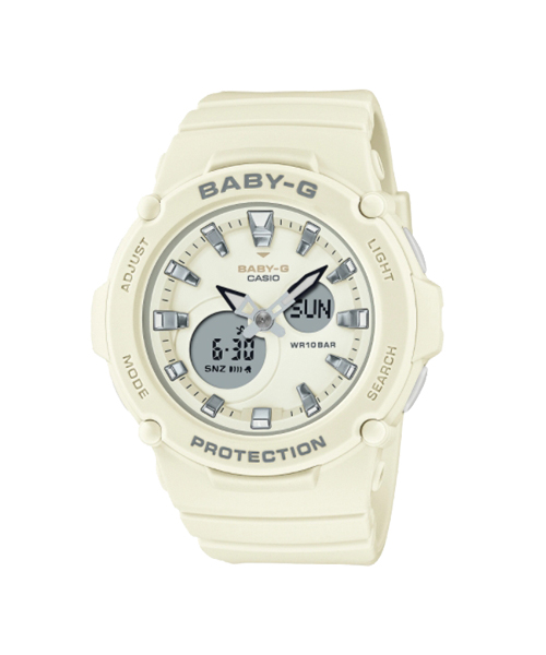 CASIO BABY-G นาฬิกาข้อมือ นาฬิกากันน้ำ นาฬิกาของแท้ ประกันศูนย์ CMG 1 ปี รุ่น BGA-275-7A นาฬิกาสีขาว