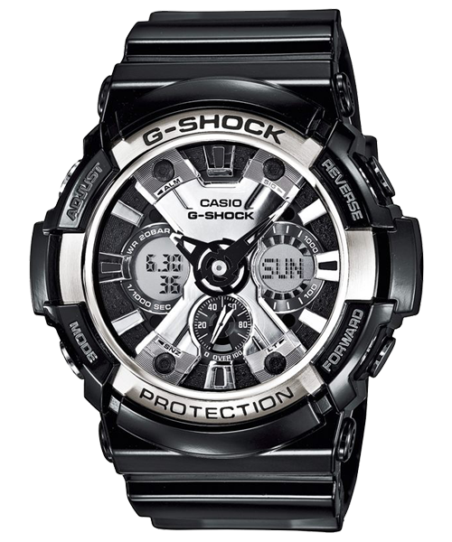 CASIO G-SHOCK นาฬิกาข้อมือ นาฬิกากันน้ำ นาฬิกาของแท้ ประกันศูนย์ CMG 1 ปี รุ่น GA-200BW-1A นาฬิกาสีดำ